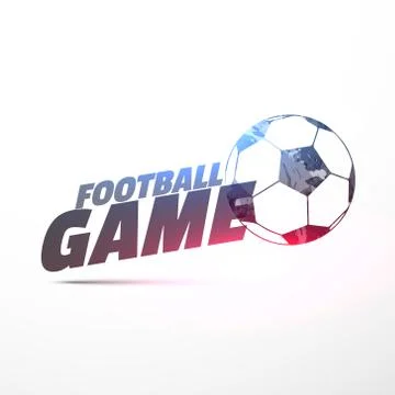 Football game vector background with light effect Illustrazione stock