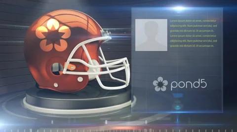 Football Helmet Stock After Effects