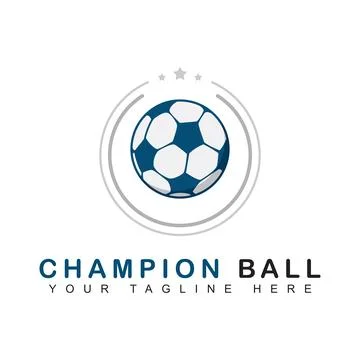 Football logo creative vector Stock Illustration