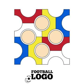 Football logo. Stock Illustration