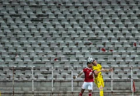 Football match between CSKA Sofia and BATE Foto stock