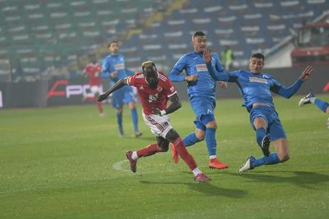 Football match between CSKA Sofia and Levski Sofia Stock Photos