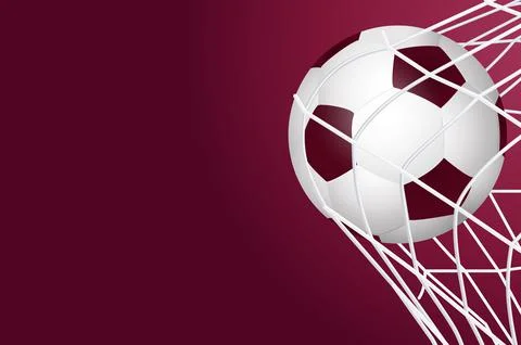 Football pattern red Background for banner. Sports Banner Template design wit Stock Illustration