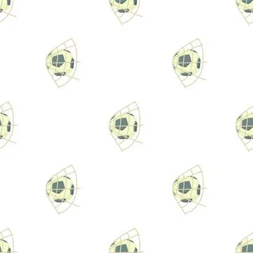 Football pattern seamless vector Illustrazione stock