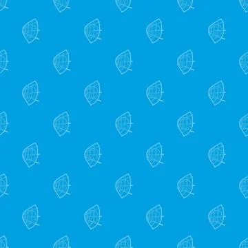 Football pattern vector seamless blue Stock Illustration