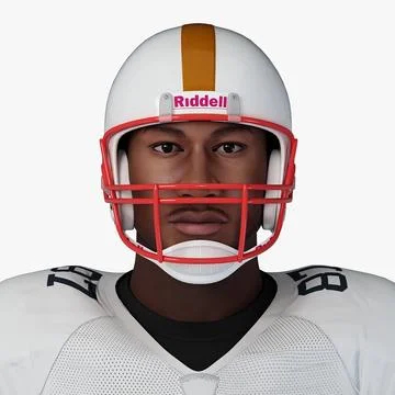 American Football Uniform 3D Model