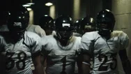 Football Players Walk Through Tunnel Stock Footage