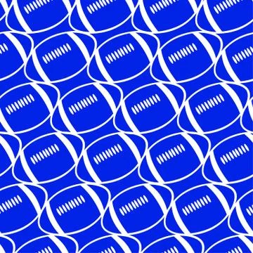 Football seamless pattern. Stock Illustration