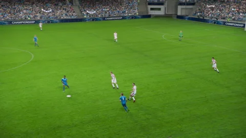 Football Soccer Edit Loop NO GRAPHICS Edited Montage 스톡 동영상 222997066