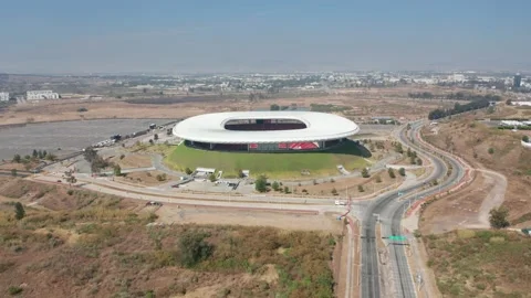 Football Stadium Estadio Akron in Guadal... | Stock Video | Pond5