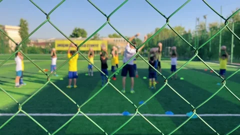 Football training Stock Footage 196826221