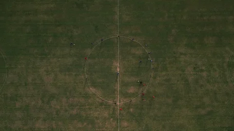 Football Training Timelaps Video stock 105653350