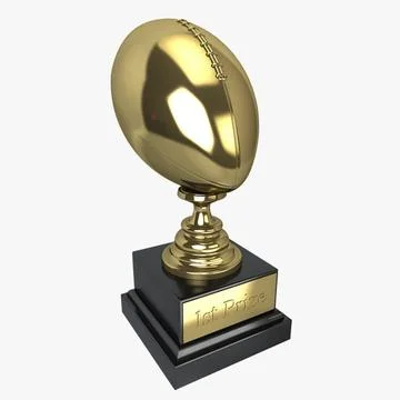 Football Trophy I 3D Model