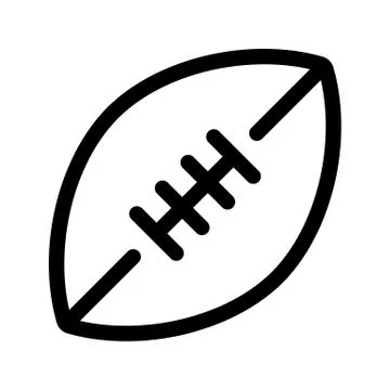 Football Vector Icon Stock Illustration