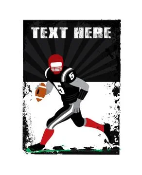 Football  vector player Stock Illustration
