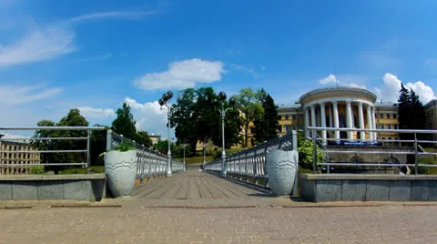Footbridge Stock Footage 23534894