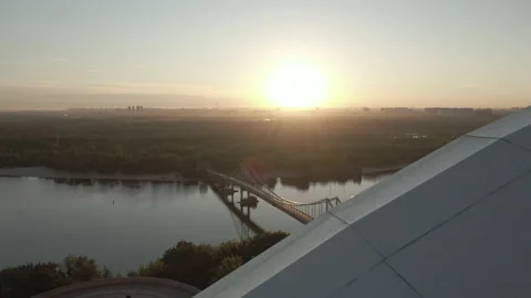 Footbridge in Kyiv Stock Footage 228227094