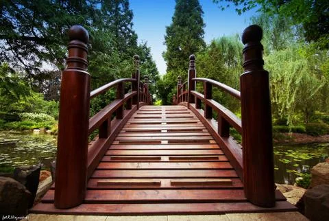 Footbridge Stock Photos