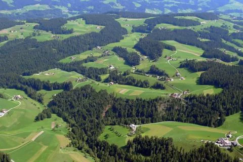 Foothills of the alps Foto stock