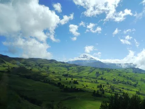 Foothills of Chimborazo Foto stock