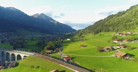 Foothills of Switzerland Stock Footage 80741720