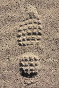 Footmark 스톡 사진