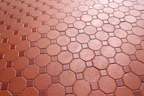 Footpath concrete block Stock Photos