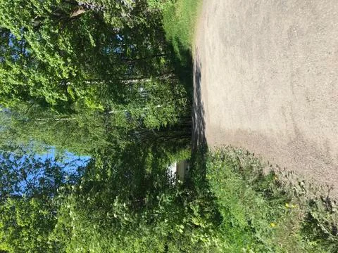 Footpath heading forward Stock Photos