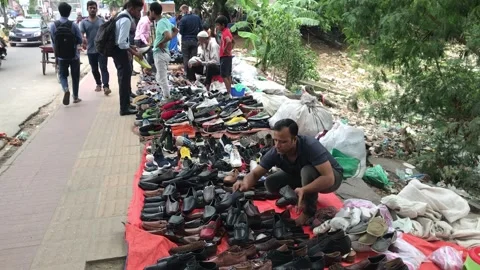 Footpath shop Stock Footage 251729434