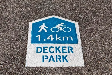 Footpath Sign Stock Photos