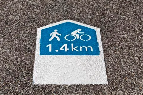 Footpath Sign Stock Photos
