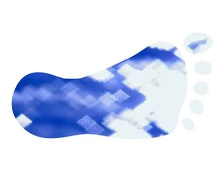 Footprint and light reflections V3 - PAL Stock Footage 10747607