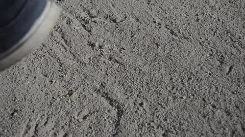 Footprint on the ground Stock Footage 95247004