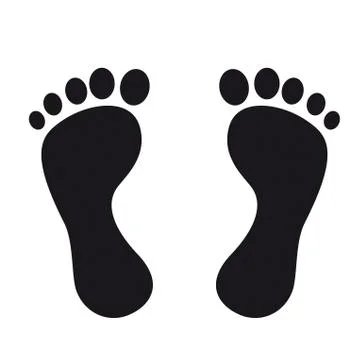 Footprint Illustrazione stock