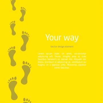 Footprint Stock Illustration