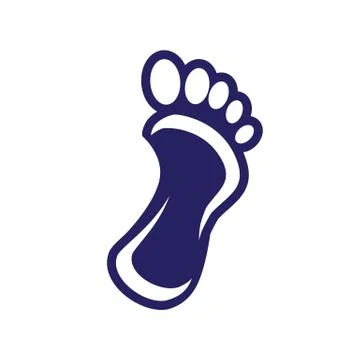 Footprint illustration Stock Illustration