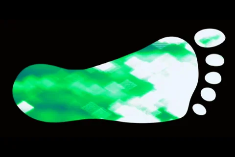 Footprint light reflections V2 - NTSC 스톡 동영상 756151