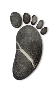 Footprint. Stock Photos