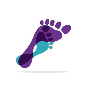 Footprint Reflexology vector Logo Template Illustration Design. Vector EPS 10 Stock Illustration