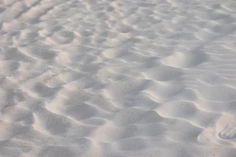 Footprint in the Sand at the Beach Stock Photos