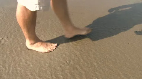 Footprints Stock Footage 12063739