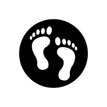 Footprints icon Stock-Illustration