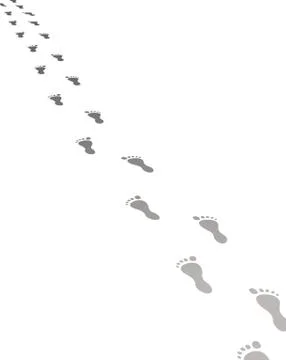 Footprints Stock Illustration