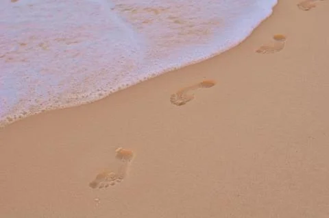 Footprints Stock Photos
