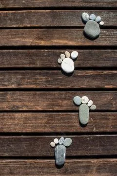 Footprints Stock Photos