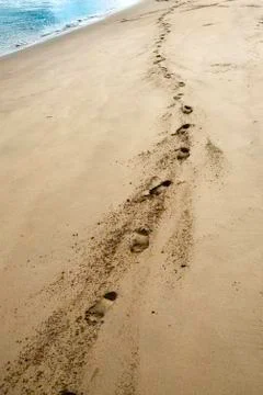 Footprints Foto stock