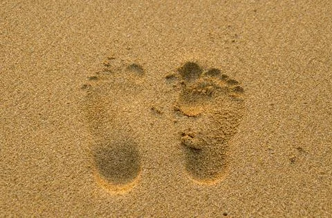 Footprints Stock Photos