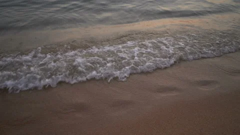 Footprints in the sand Stock Footage 104067534