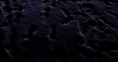 Footprints in the snow loop Stock Footage 108568643