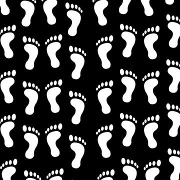 Footprints symbol Stock Illustration
